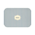 Bonjour FRENCH BLUE Stripe Bath Mat — Vintage French Bathroom Rug