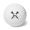 Tee-bone Golf Balls, 6-Pack, Fun Gift for Golf Lovers, Unique Sports Accessories, Perfect for Tournaments & Birthdays