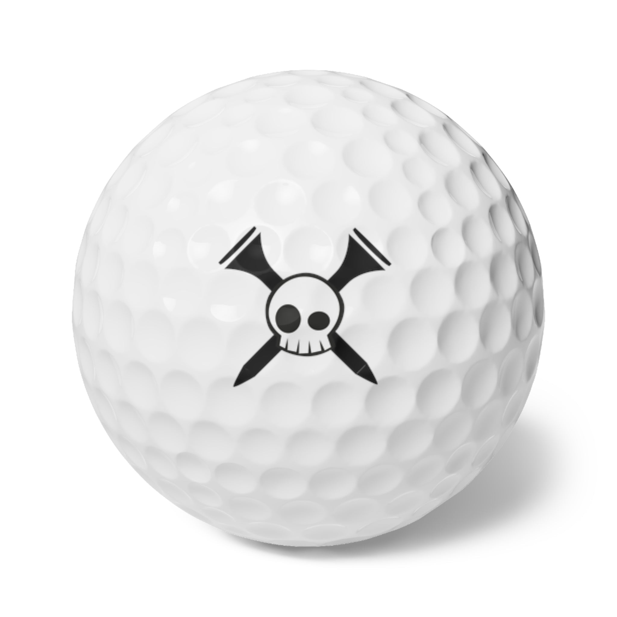 Tee-bone Golf Balls, 6-Pack, Fun Gift for Golf Lovers, Unique Sports Accessories, Perfect for Tournaments & Birthdays