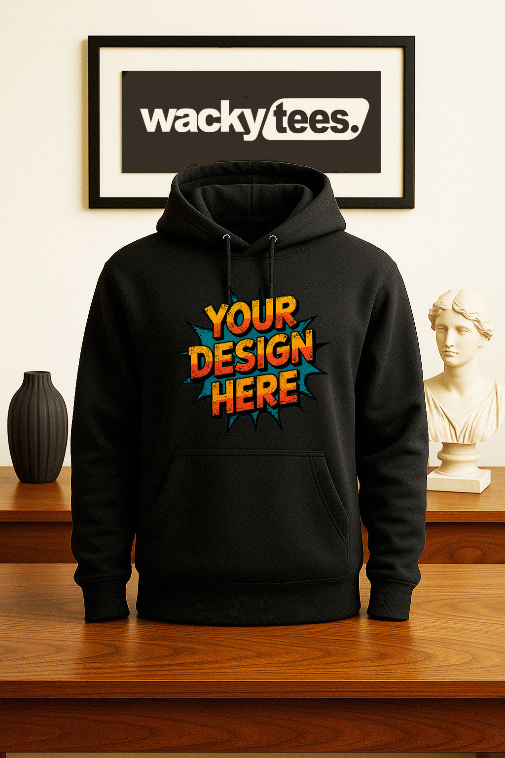 Your Custom Design - Logo - Portrait - Text - Artwork Digitally Printed Premium Graphic Tee Shirt