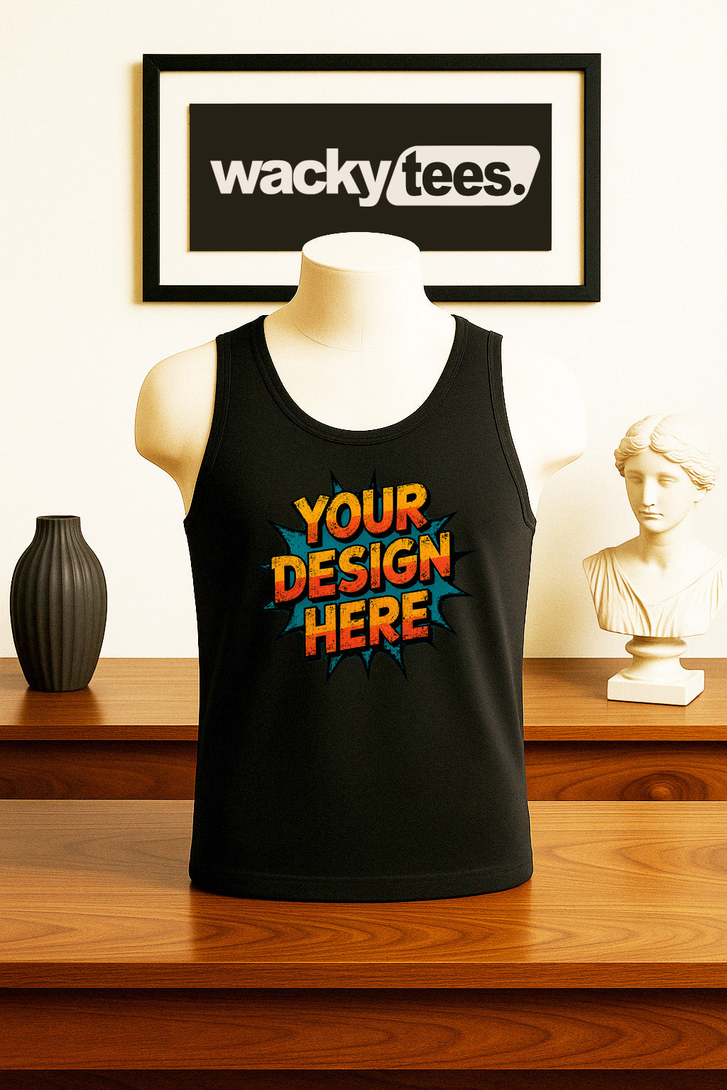 Your Custom Design - Logo - Portrait - Text - Artwork Digitally Printed Premium Graphic Tee Shirt