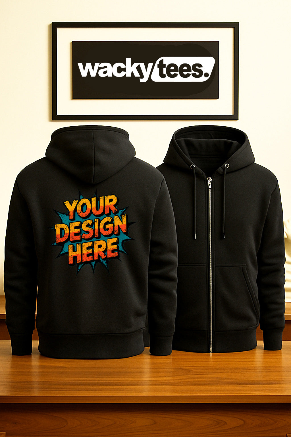 Your Custom Design - Logo - Portrait - Text - Artwork Digitally Printed Premium Graphic Tee Shirt