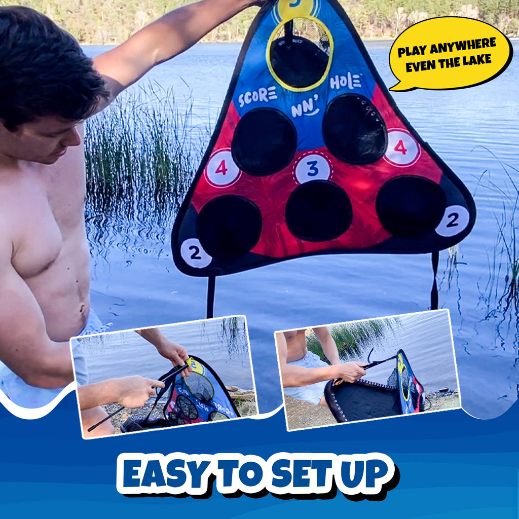 CHIP NN’ HOLE Golf Game Set | Cornhole Meets Golf