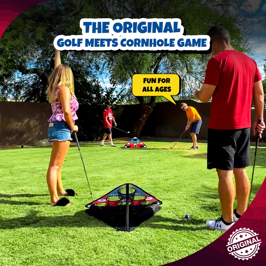CHIP NN’ HOLE Golf Game Set | Cornhole Meets Golf