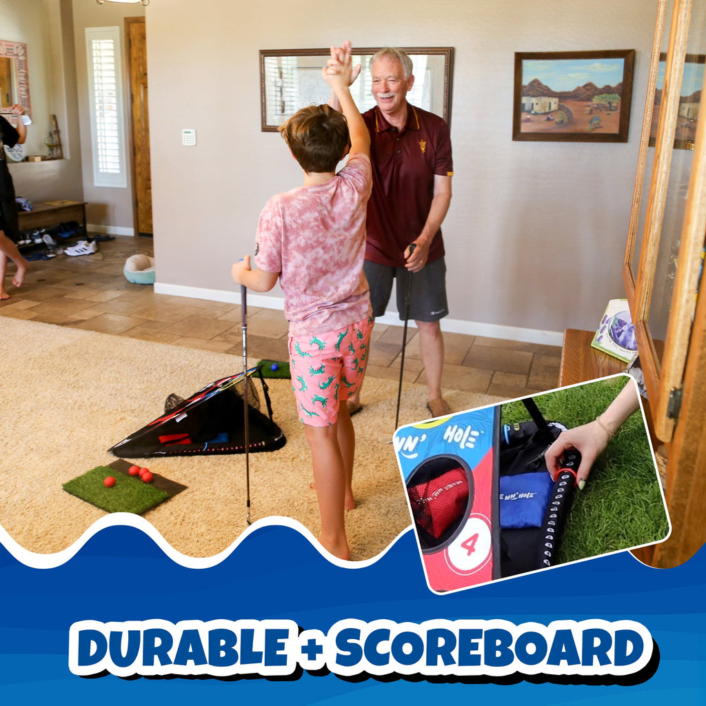 CHIP NN’ HOLE Golf Game Set | Cornhole Meets Golf