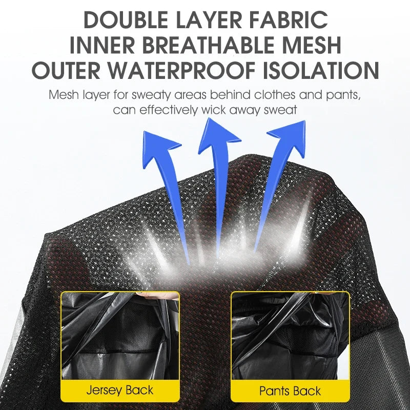 WEST BIKING Cycling Raincoat Waterproof Windproof Raincoat Reflective MTB Road Bike Cycling Jacket Pants Suit Men Women Clothes