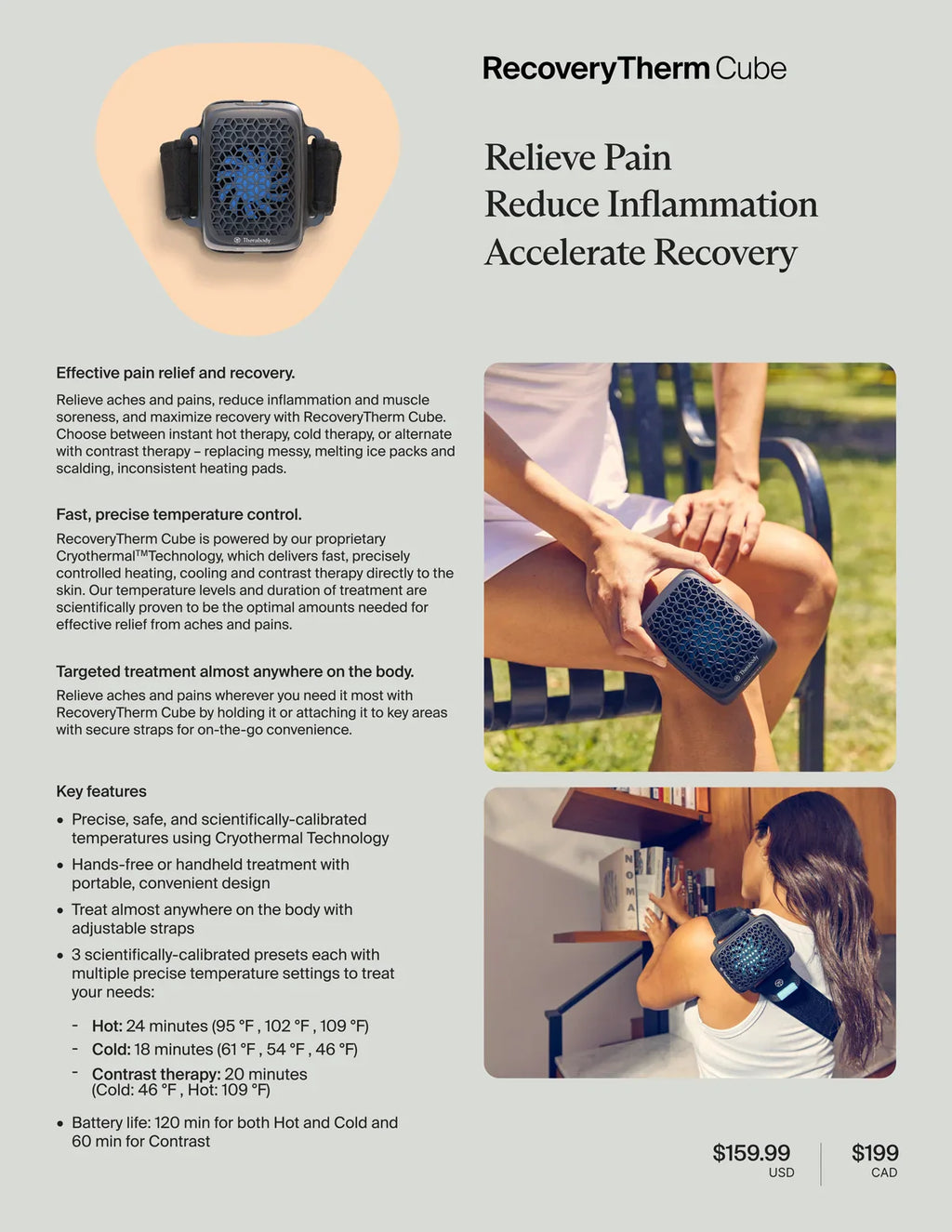 RecoveryTherm Cube