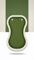 Elegant backyard putting green kit