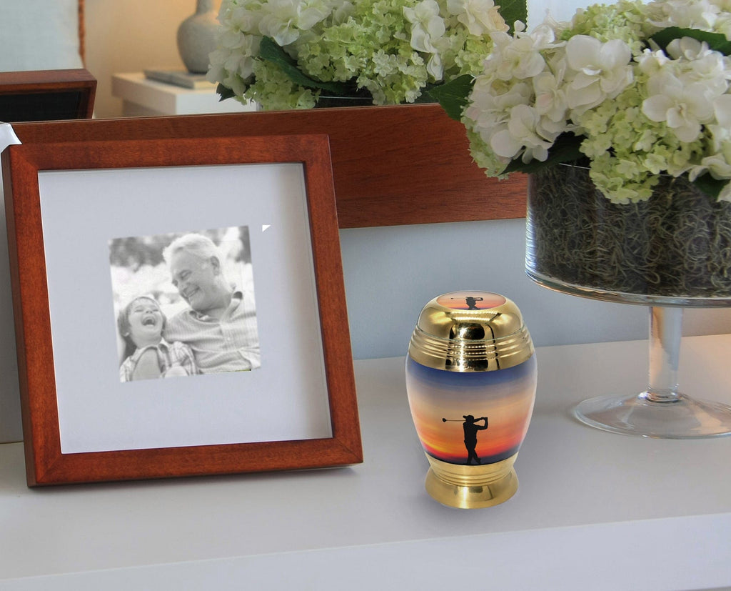 Fairway to Heaven Golf Cremation Urns for Human Ashes - Large Adult Funeral Urn