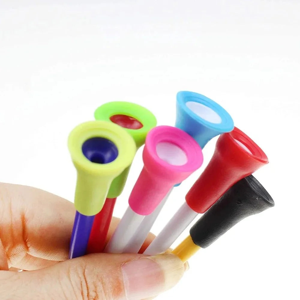 Cushion Top Color Splash Golf Tees: 100 Pack