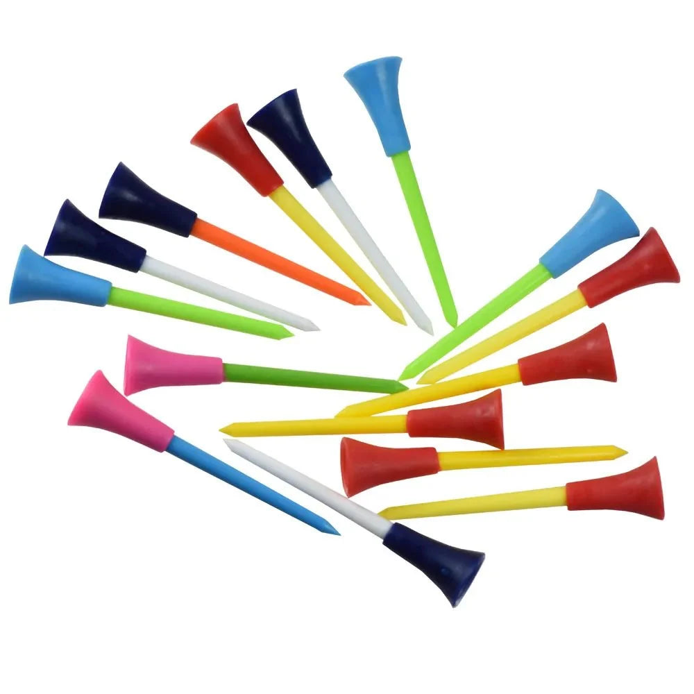 Cushion Top Color Splash Golf Tees: 100 Pack