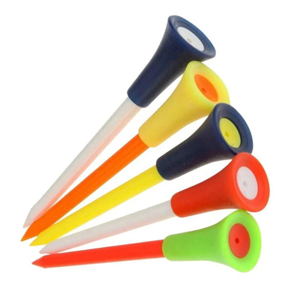 Cushion Top Color Splash Golf Tees: 100 Pack