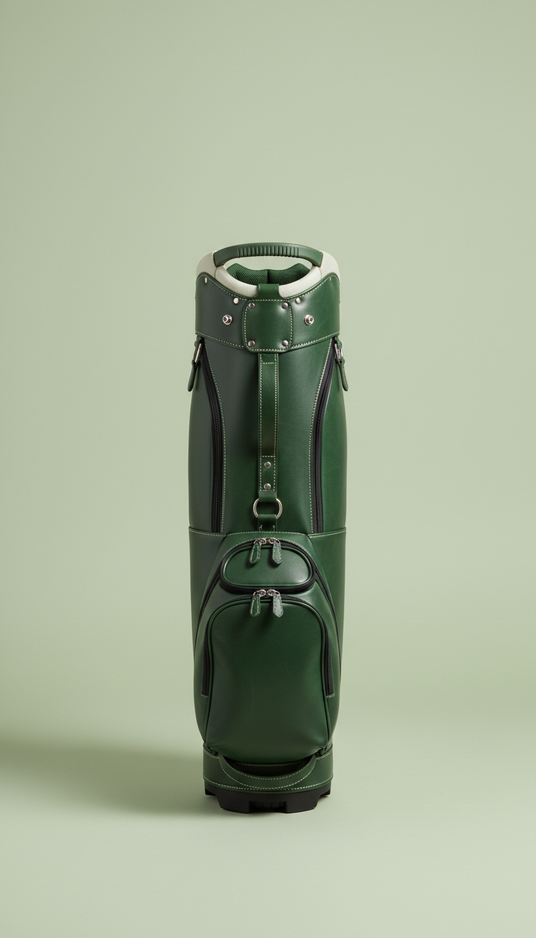 Full-Grain Leather Golf Bag
